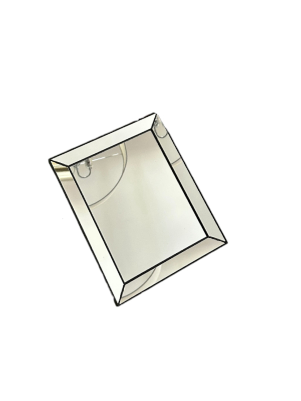 Set of 2 Rectangular Beveled Mirror - Picture 2 of 2